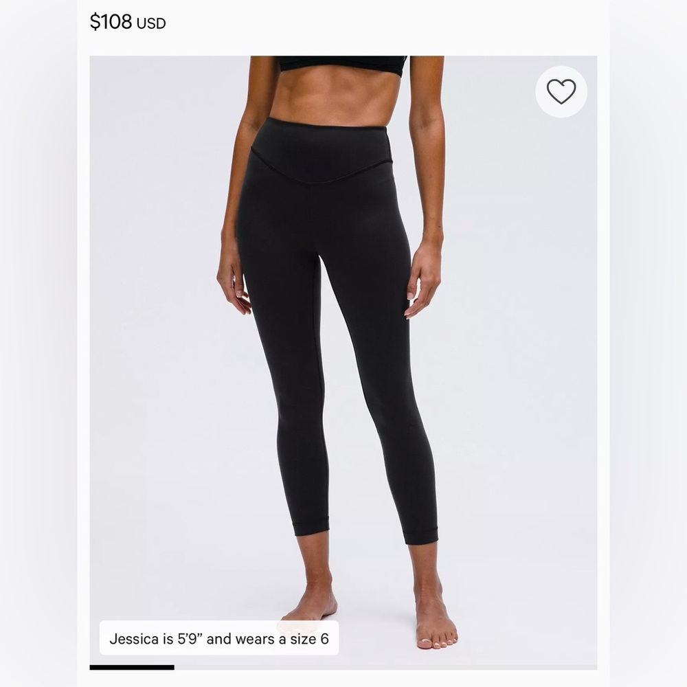 Lululemon Wunder Under Tight 25”